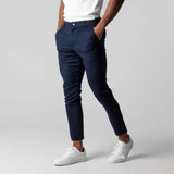 Premium Stretch-Chino – Marineblau