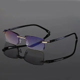 Unverwüstliche Multifokale Lesebrille - SteadySight – Schwarz 2x