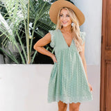 Leni | Komfortkleid – Kein Reiben an den Oberschenkeln mehr! – Grün