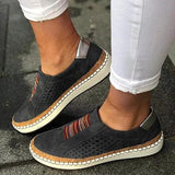 Elena - Lässige Turnschuhe mit handgefertigtem Design – Schwarz