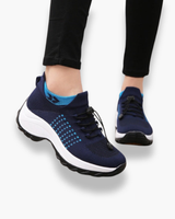 Damen Bequeme Sportliche Sneaker | Komfortabel – Blau