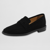 Mariella | Vintage-Mokassins – Schwarz