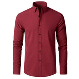 Rye – Dehnbares Langarmshirt – Rot