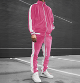 Antonio - Lässiges Sport-Set für Herren – Rosa