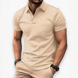 Renan - Stilvolles Sommer-Polo für Männer – Beige