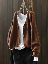 CORALIE | STRICKCARDIGAN – Karamell