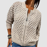 Desiree™ Luxuriöser Strickcardigan – Beige