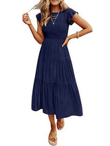 Isabelle - Lässiges Sommerkleid – Dunkelblau