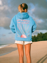 Yasmin | Abendliche Glückseligkeit Hoodie – Blau