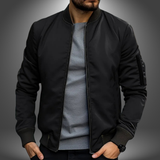 Sim | Herren Lässige Brise Jacke – Leichte Casual Jacke Herren – Schwarz