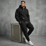 Mason - Herren Thermo Hoodie & Jogginghose Set – Schwarz