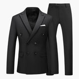 Sommeranzug moderner - Stil für Herren mit elegantem Schnitt – Schwarz