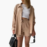Elodie | Bequemer 2-teiliger Set – Beige