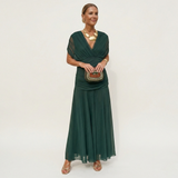 Odara - Ätherisches Maxikleid – Grün