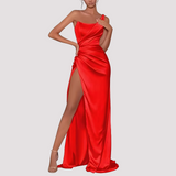 Eloise - Elegantes Maxikleid mit Tube-Top für Damen – Rot