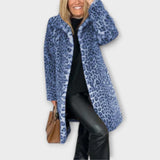 Avenira – Mantel mit Animalmuster – Blau
