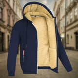 Remy™ - Herren Fleece Hoodie – Dunkelblau