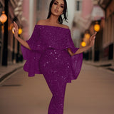 Afrodite - Erstklassiges Abendkleid – Lila