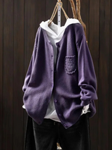 DIE ANSLEY | GEMÜTLICHE CARDIGAN – Lila