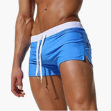 Badeshorts für Männer – Schnelltrocknende Badehose für den Sommer – Himmelblau