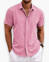 Herren Versteckt Knopf Polo | Klassisch – Rosa