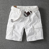 Lorthan - atmungsaktive Cargoshorts – Weiß