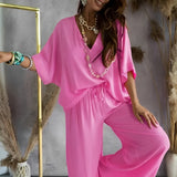 Joan - Stilvolles Lockeres Lounge-Set – Rosa