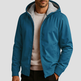 Thayer | Fleecegefütterter Hoodie – Blau
