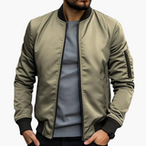 Herren Bomberjacke mit Seitentaschen – Khaki