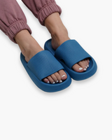 Damen Bequeme Hausschuhe | Atmungsaktiv und Rutschfest – Blau