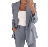 Sasha – Eleganter Zweiteiler – Grau