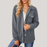 Meredith – schicker damenmantel für herbst/winter – Grau