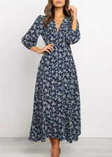 DE MELEINA KLEID – Marineblau