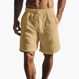 Badeshorts mit Kordelzug für Herren - bequem & leicht – Khaki
