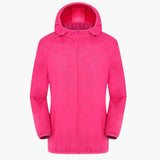 Trenchcoat mit Kapuze für Unisex – Rosa