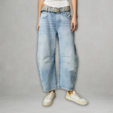 Patricija - Jean Baggy Schick – Blau