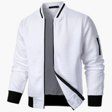 Wärmende Jacke für Herren - stylisch, bequem und modern – Weiß
