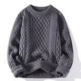 Stylischer Strickpullover für Damen | Warme – Grau