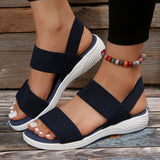 Orthopodiatrie - Orthopädische Wedge-Hill-Sandalen – Schwarz