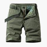 Elastische Cargo Shorts für Herren – Grün