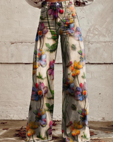 Flora | Boho Vibes Weite-Bein-Hose – 5