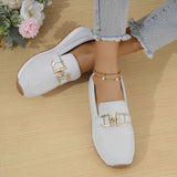 Monica – Loafer für Damen – Lässig und schlicht – Weiß