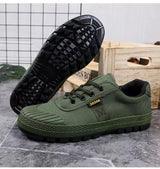 Ranger | Herren Camo-Sneaker Low-Top Taktisch Outdoor – Einfarbig-Grün