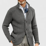 James | Geknöpfte Strickjacke – Dunkelgrau