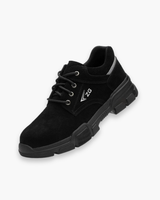 Herren Ergonomische Sicherheits Schuhe | Atmungsaktiv – Schwarz