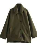 Ida - winddichte, luxuriöse, warme jacke für damen – Grün