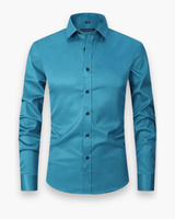Herren Atmungsaktives Shirt | Lange Ärmel – Türkis