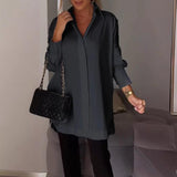 Zoe™ - Damen Revershemd – SCHWARZ