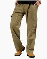 Adrie - premium-fleece-komfort-cargohose für herren – Gelb