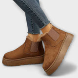 Lenora – Gefütterte Winter-Boots mit Stil – Lila